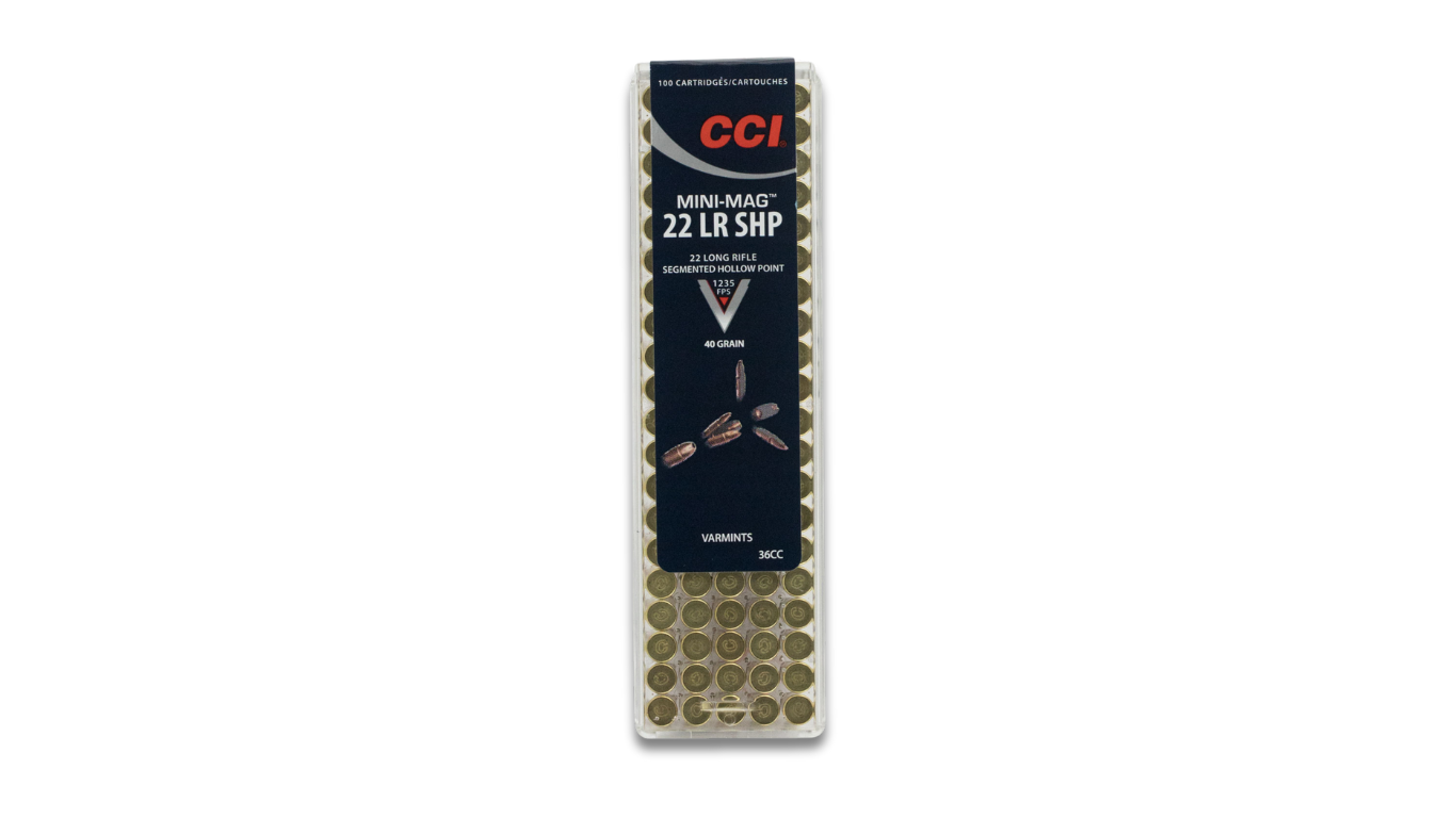 cci .22 LR 40gr – 100rd