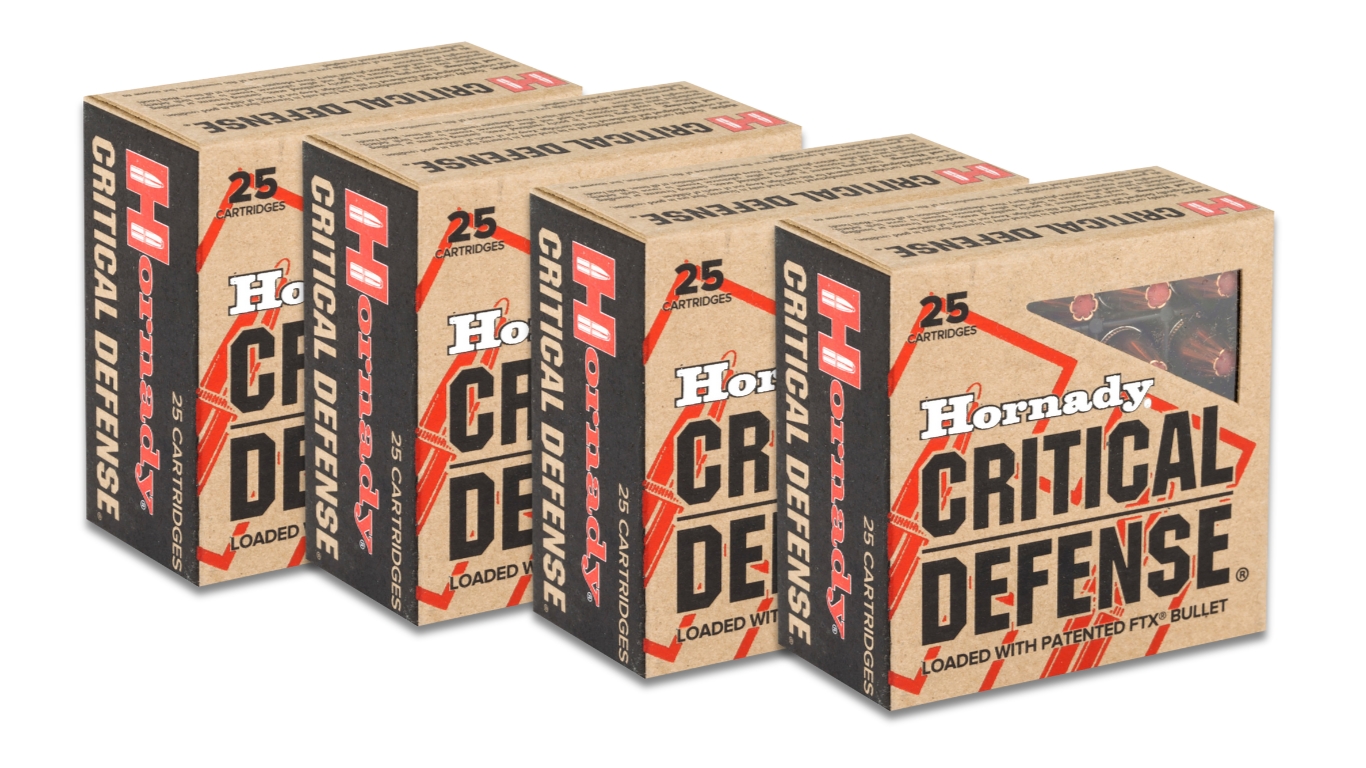 Hornady 9mm Luger 115gr CRITICAL DEFENSE – 100rd