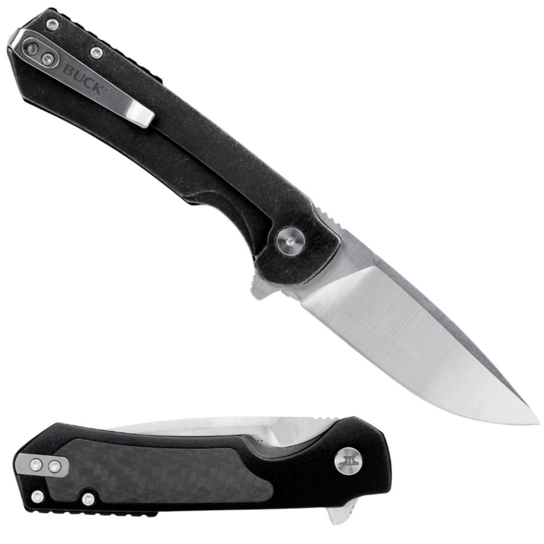 Buck Knives 714 Stinger D2 3″ DP Black